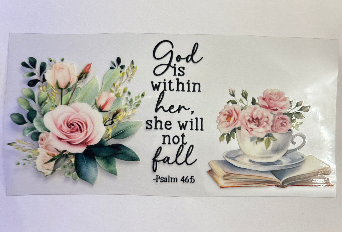 God is within her Tumbler Wrap #282