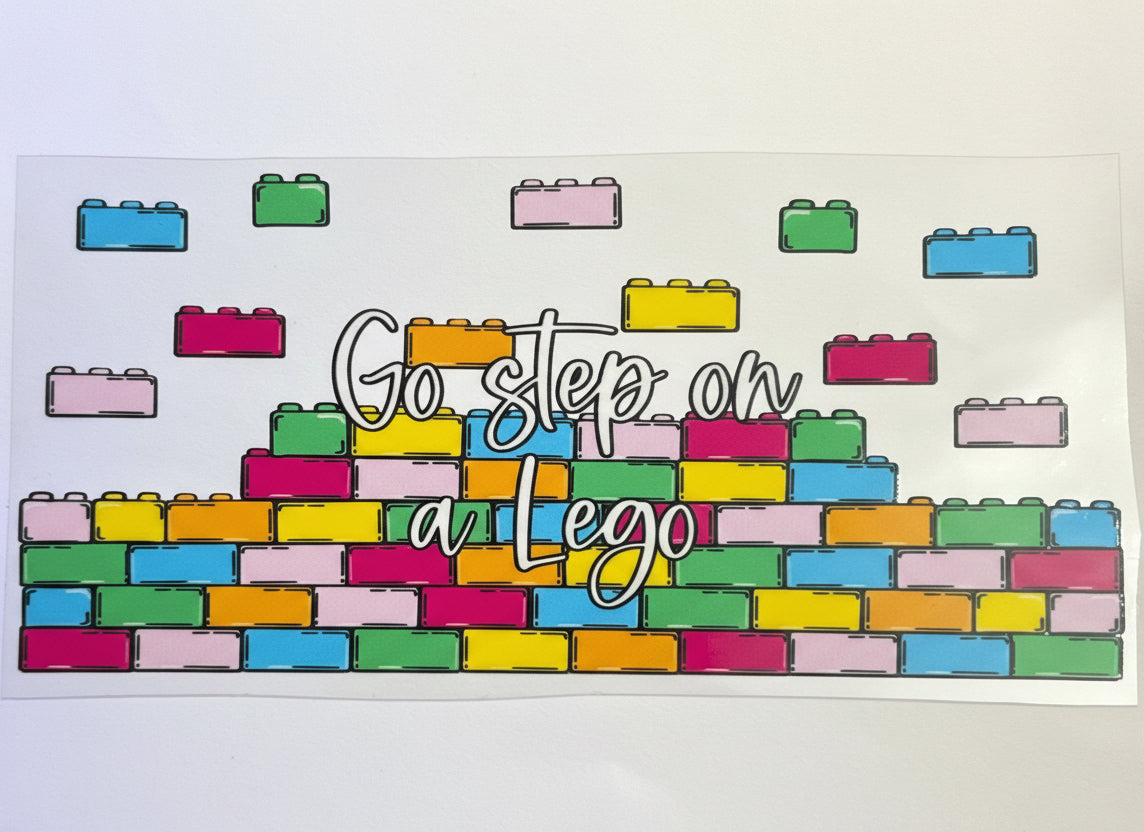 Go step on a Lego Tumbler Wrap #279