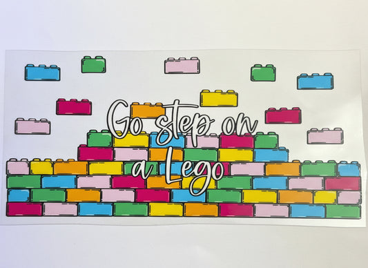 Go step on a Lego Tumbler Wrap #279