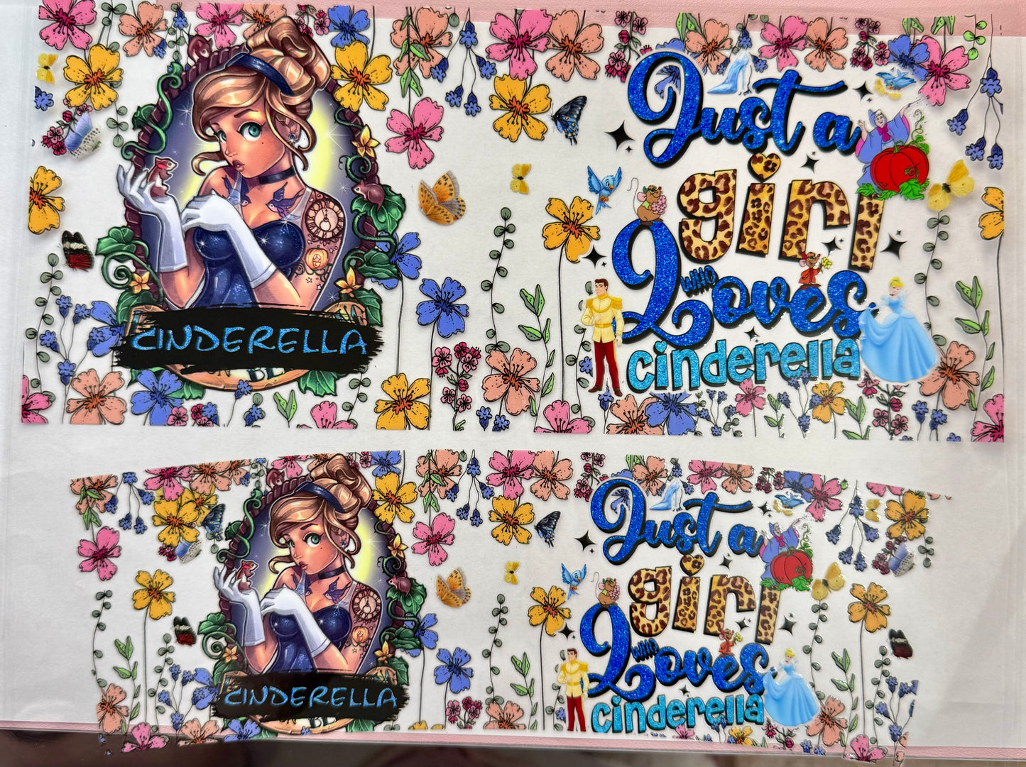 Cinderella 40 oz Tumbler Wrap #127