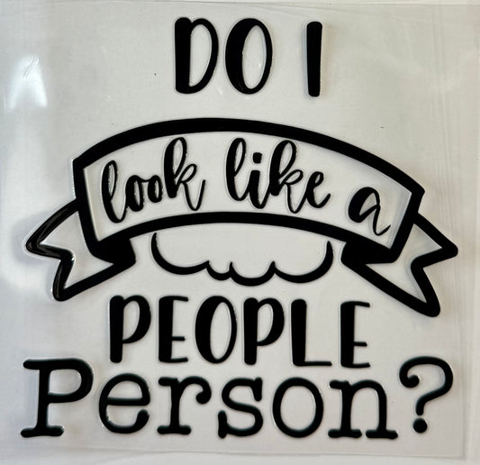 Do I look like a people person? Tumbler Wrap #213