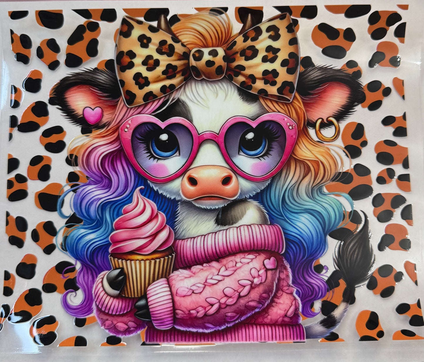 Highland Cow Tumbler Wrap #158