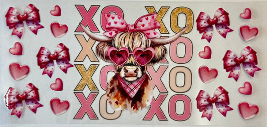 Highland Cow Tumbler Wrap #185