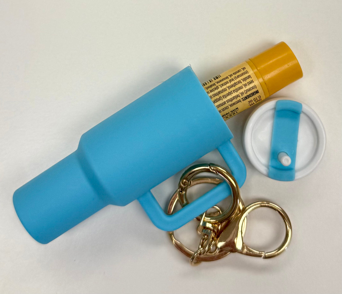 Mini Tumbler (chapstick holder) Keychains