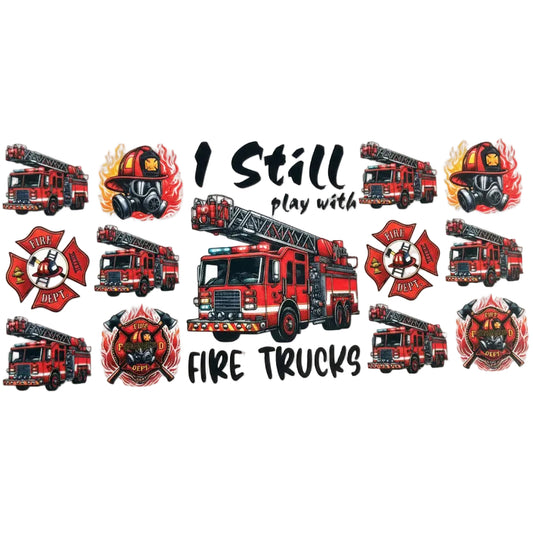 Firetruck Tumbler Wrap #272