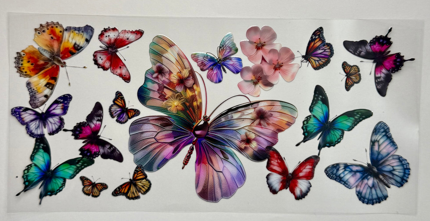 Butterflies Tumbler Wrap #233