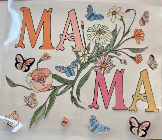 Floral Mama Tumbler Wrap #155