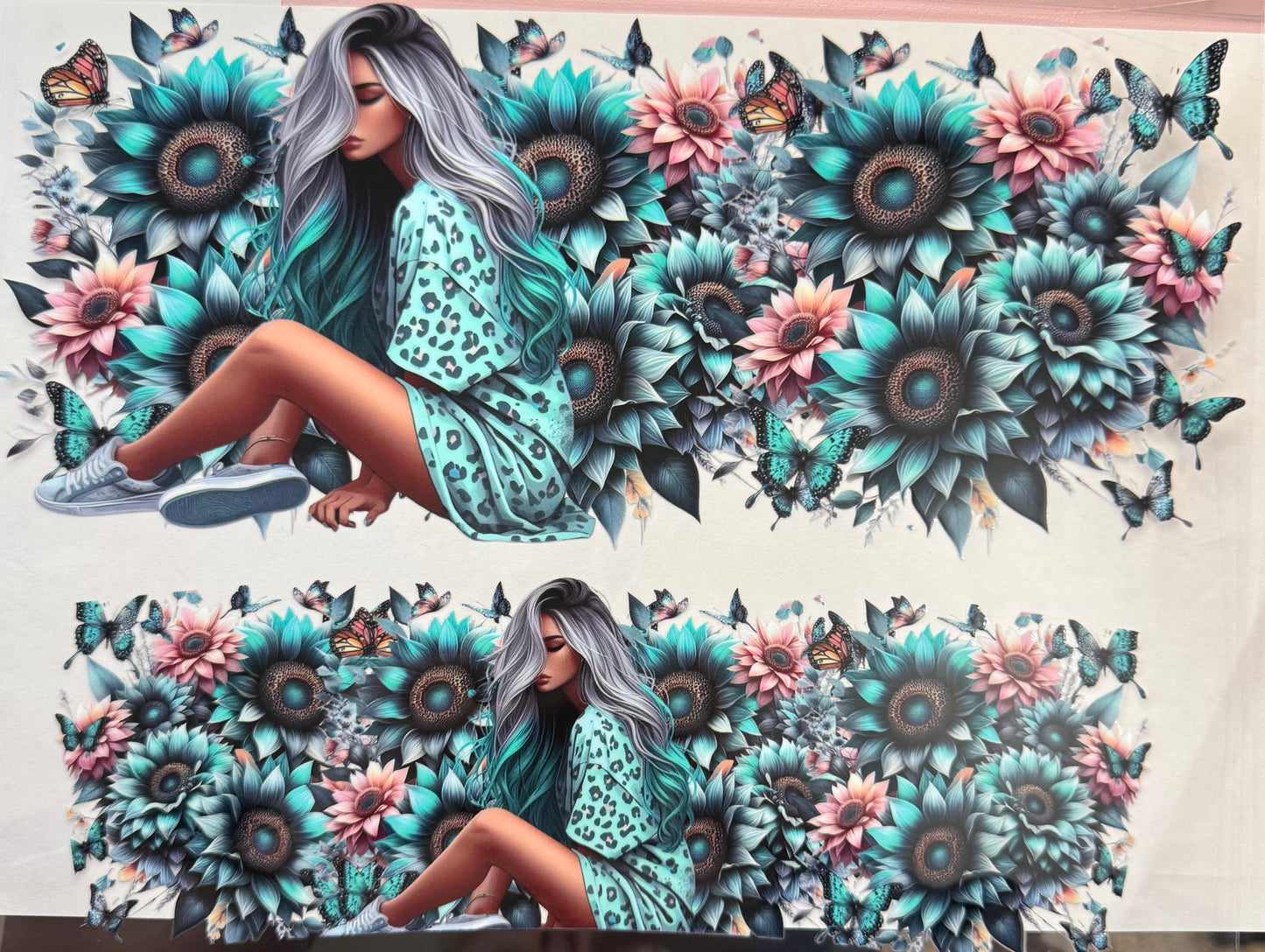 Floral Tumbler Wrap #159