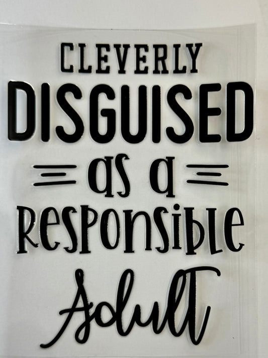 Disguised as responsible adult Tumbler Wrap #215