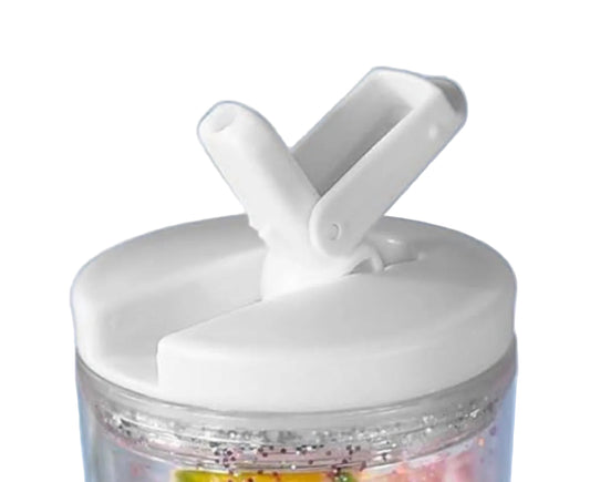 25 oz. Snow globe Tumbler with thermos style lid