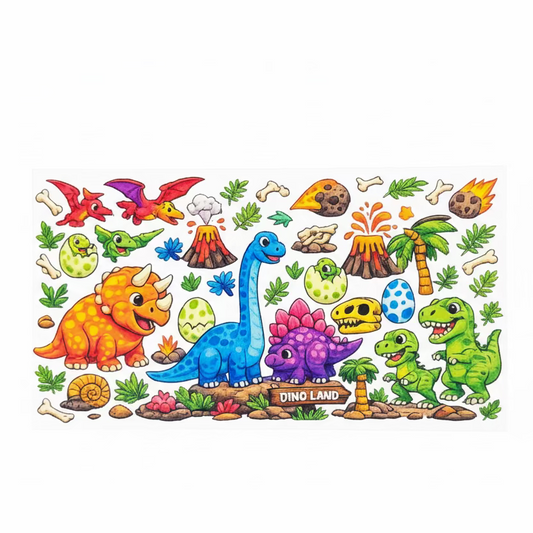 Dino Tumbler Wrap #343