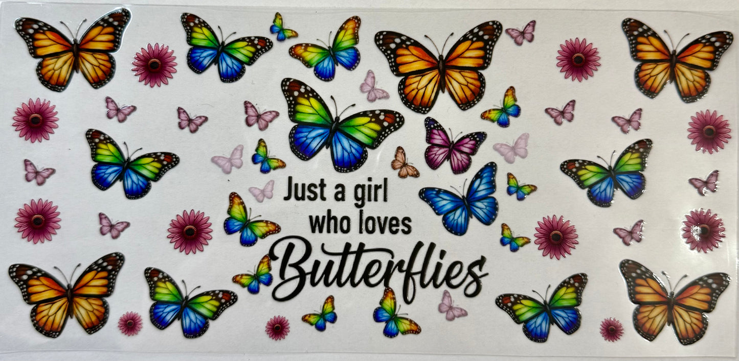 Butterflies Tumbler Wrap #141
