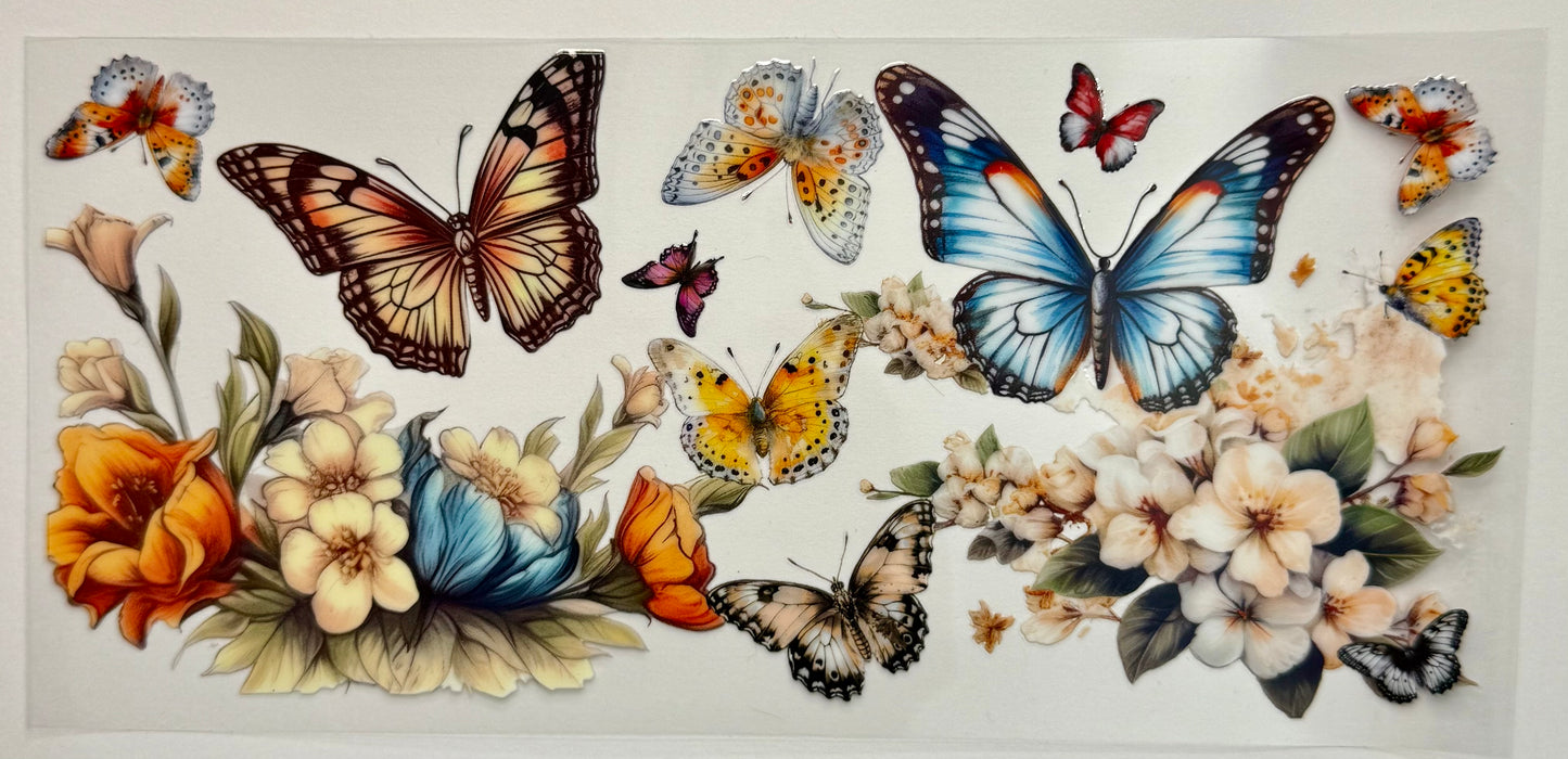 Butterflies Tumbler Wrap #234