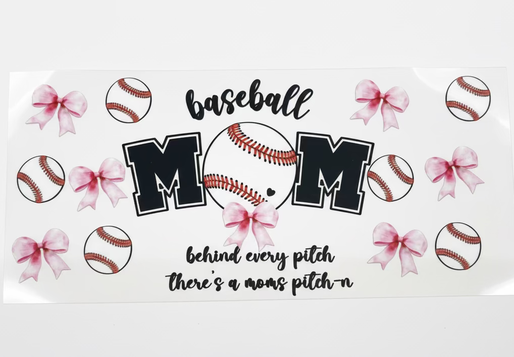 Baseball Mom Tumbler Wrap #287