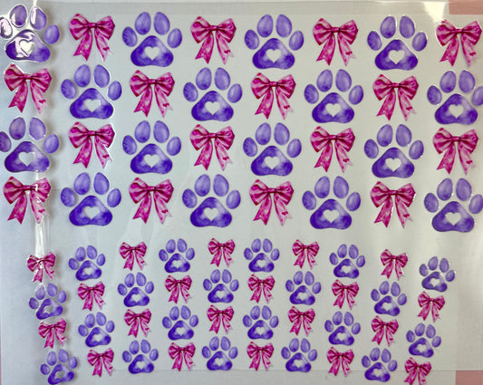 Paws & Bows Tumbler Wrap #195