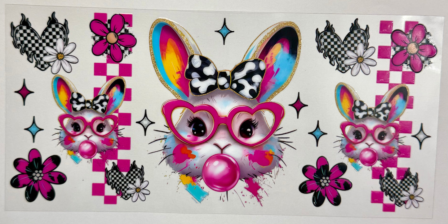 Bunny double sided Easter Tumbler Wrap #237
