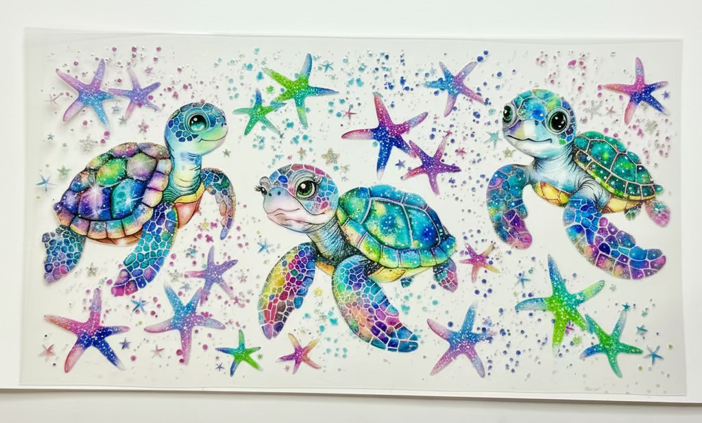 Sea Turtles Tumbler Wrap #107