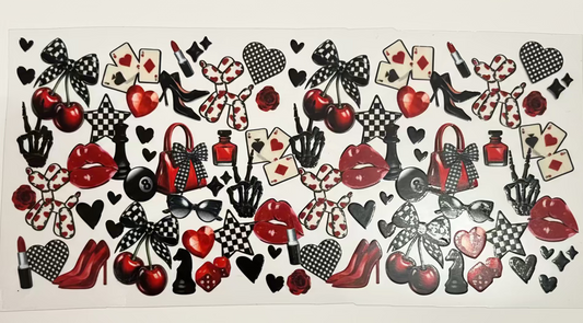 Fashionista balloon dog Tumbler Wrap #289