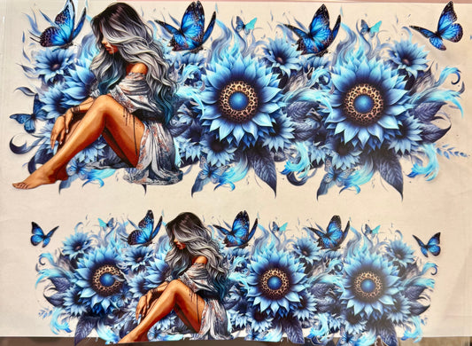 Floral Tumbler Wrap #159