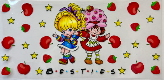 Rainbow Brite & Strawberry Shortcake Tumbler Wrap #137