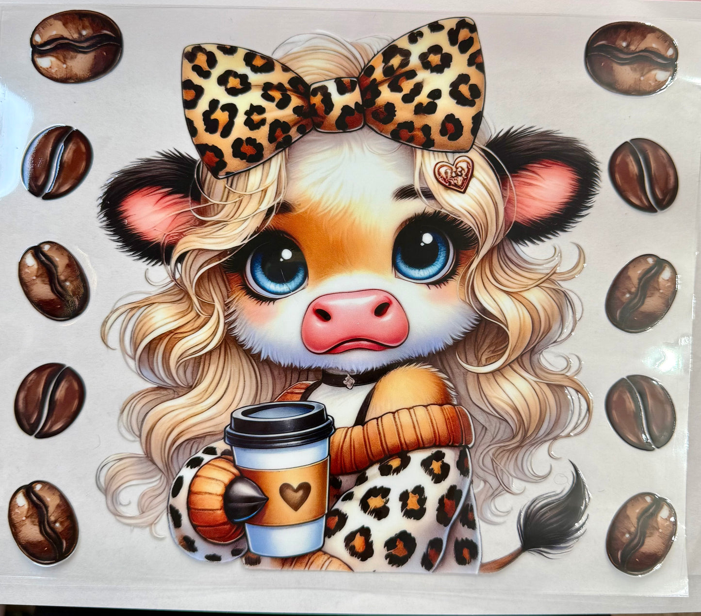 Highland Cow Tumbler Wrap #158