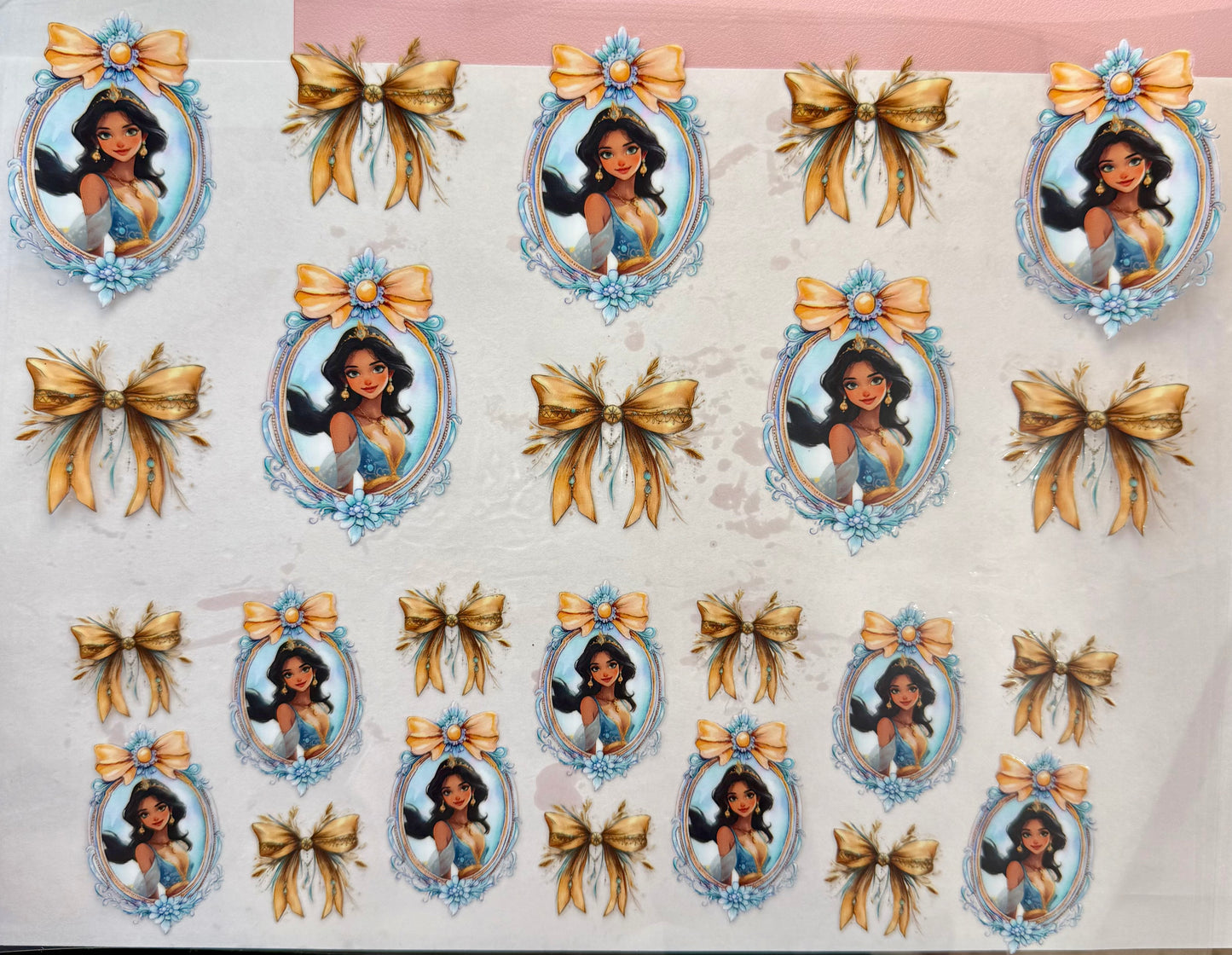 Jasmin 40 oz Tumbler Wrap #125