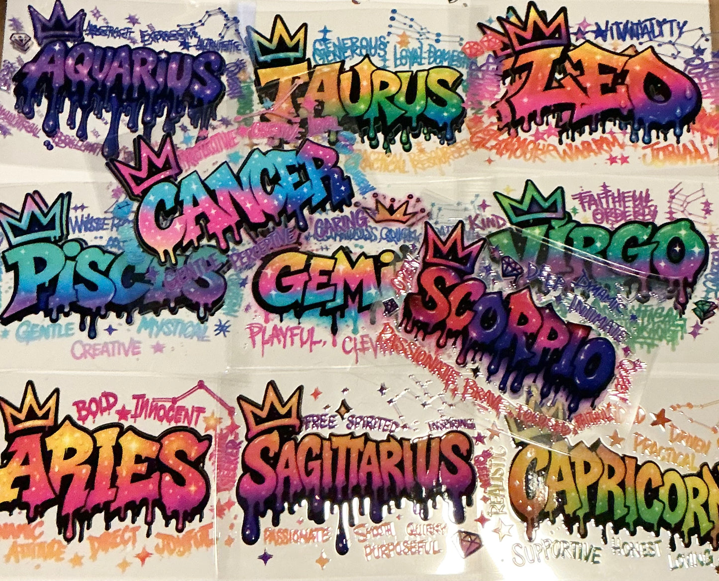 Zodiac Tumbler Wrap #110
