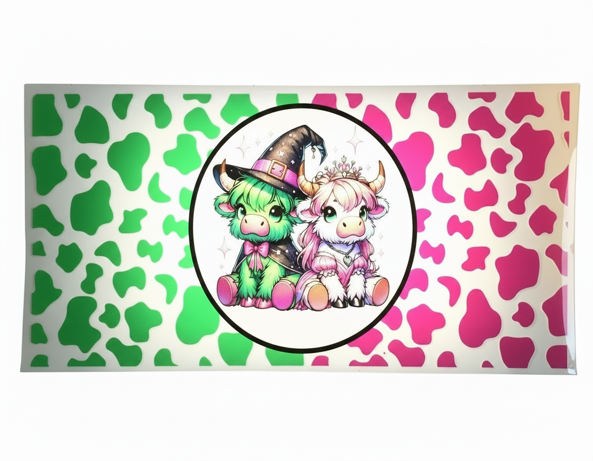 Wicked highland cow Tumbler Wrap #92