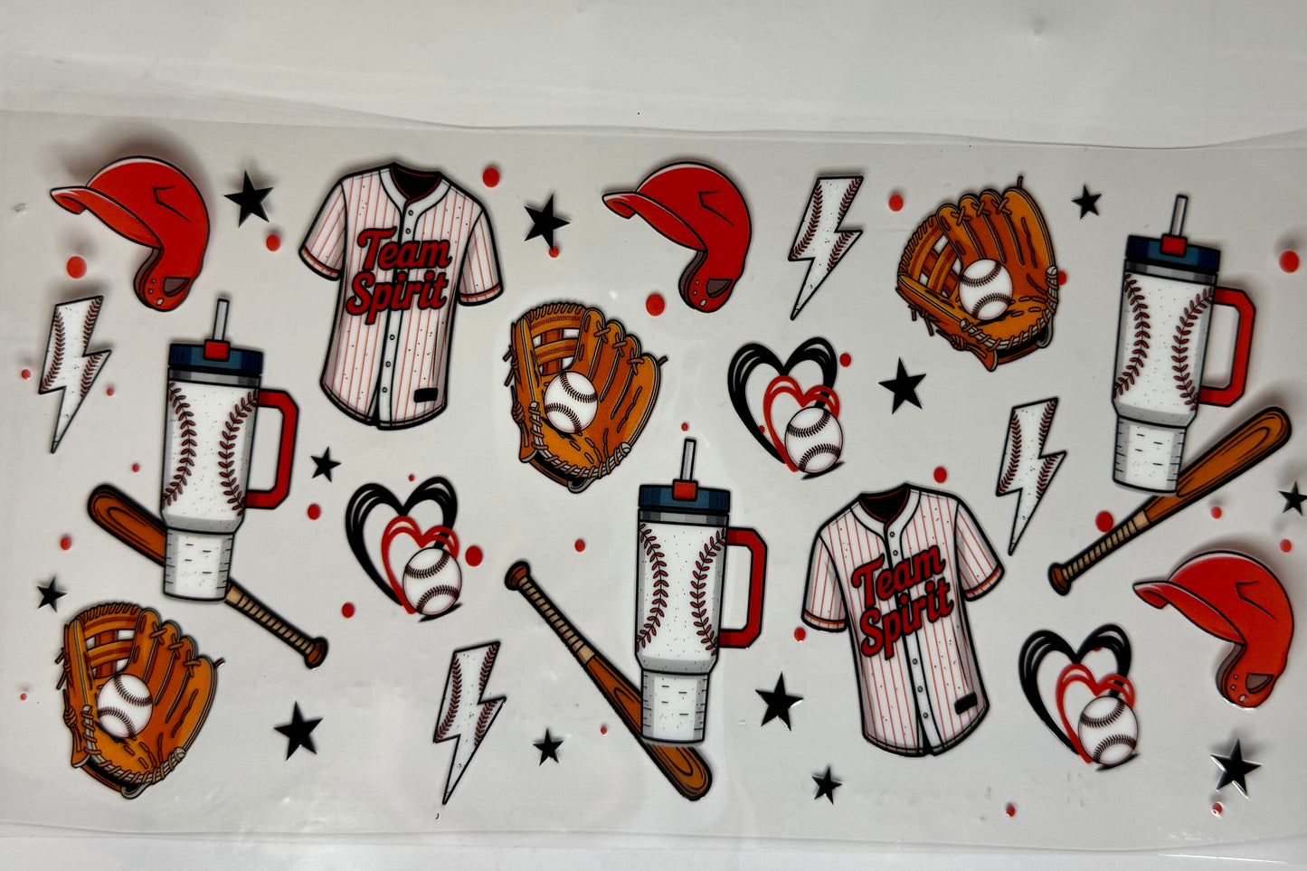 Baseball Tumbler Wrap #103
