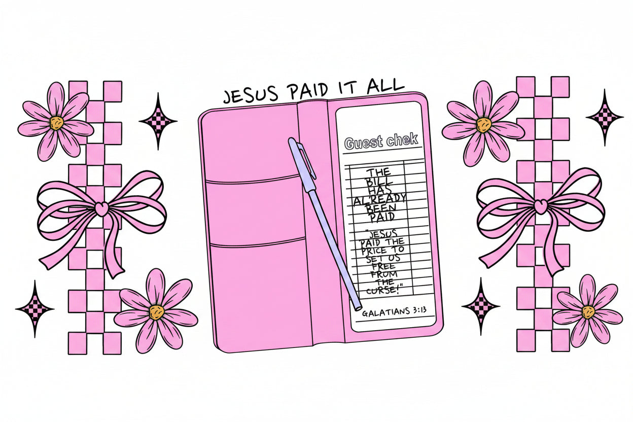 Jesus Paid It All Tumbler Wrap #401
