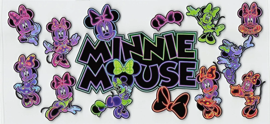 Neon Minnie Tumbler Wrap #577