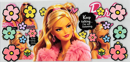 Barbie Tumbler Wrap #586
