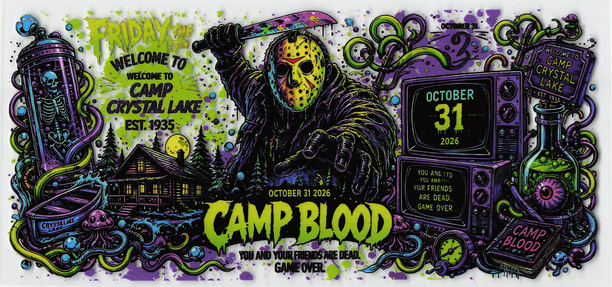 Friday the 13th Tumbler Wrap #509