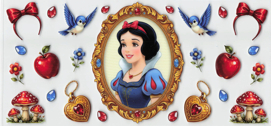 Snow White Tumbler Wrap #580