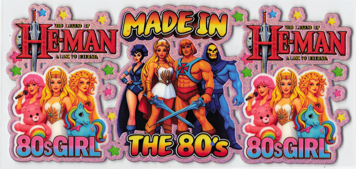 Made in the 80's Tumbler Wrap #605