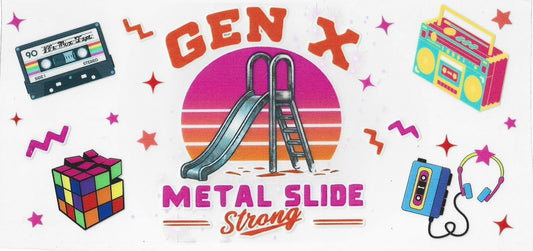 Gen X Metal Slide Strong Tumbler Wrap #389